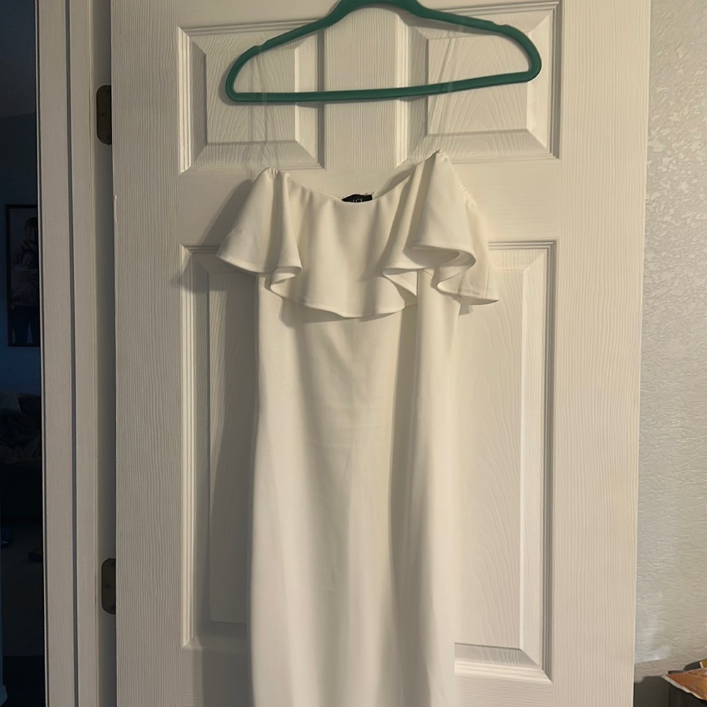 Brand new VICI dress. White midi dress